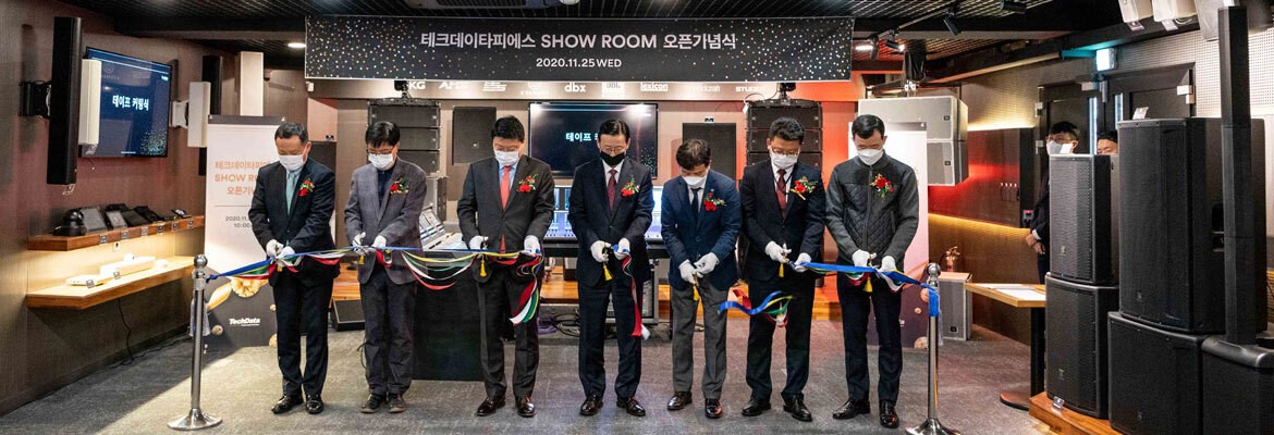 TechDataPS Showroom, South Korea Banner