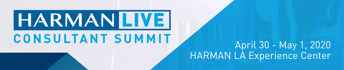 Harman Live Consultant Summit Banner