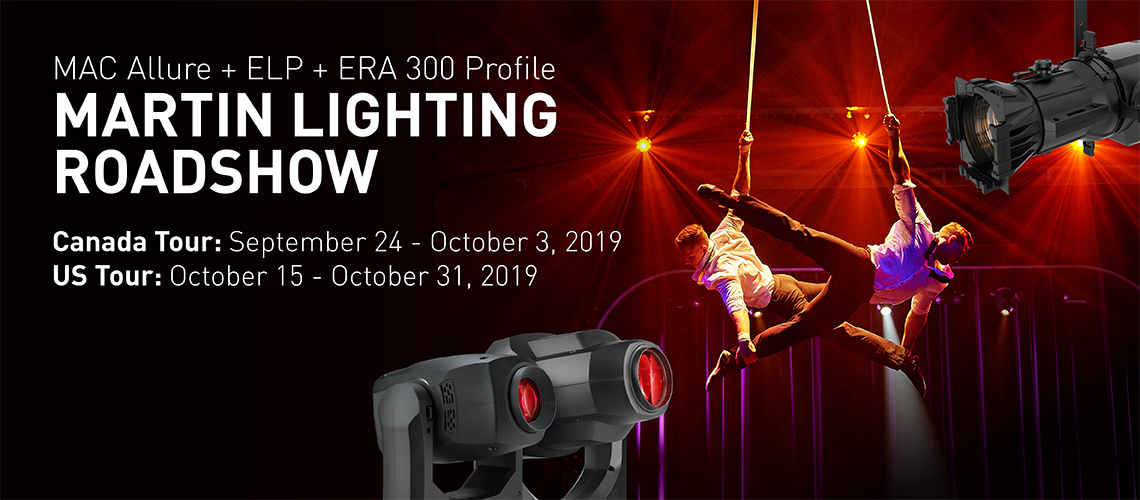 Martin Lighting Roadshow Banner