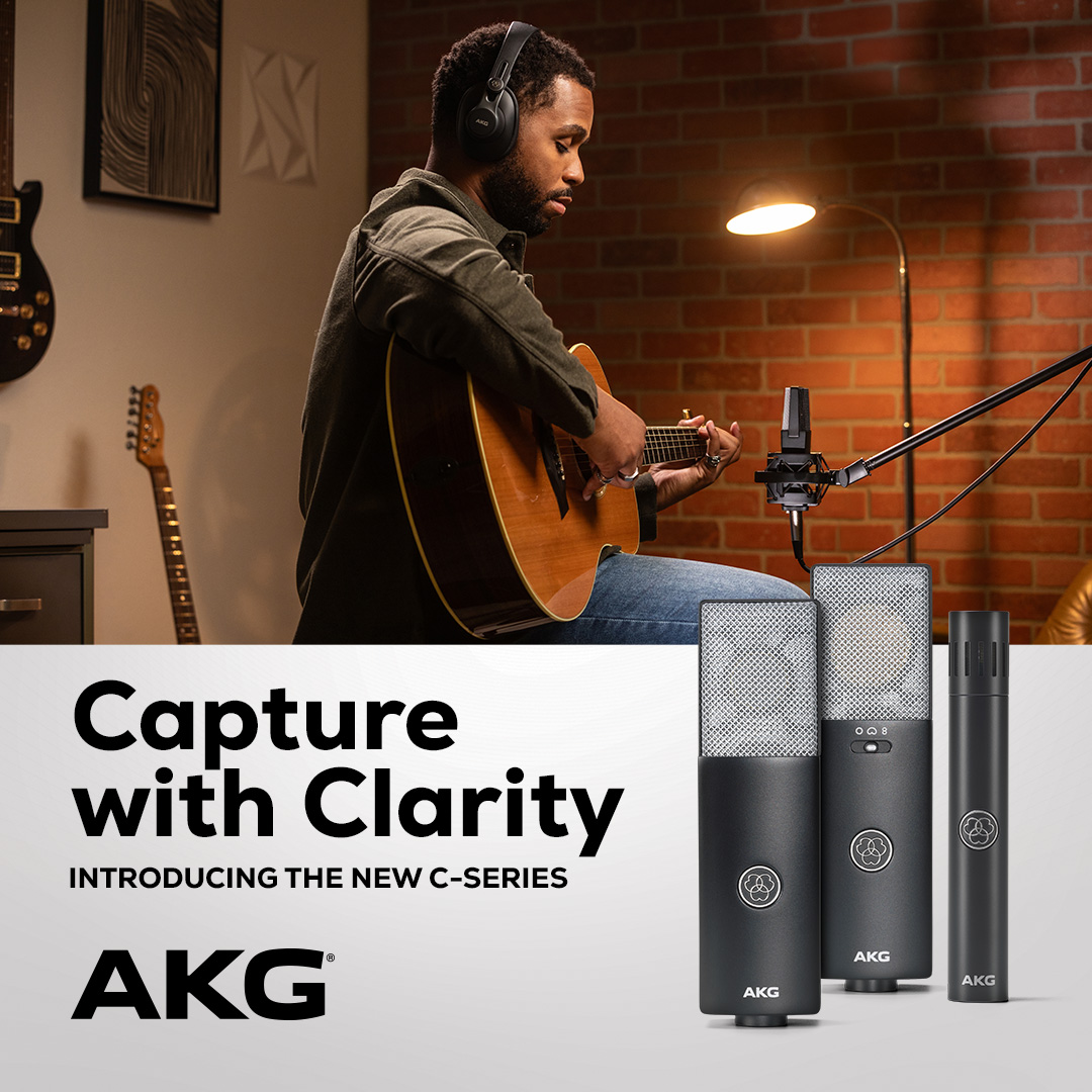 AKG Introduces New C-Series Professional Condenser Microphones for Today’s Musicians and Content Creators