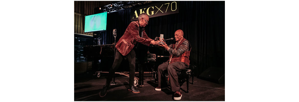 AKG Honors Legend Quincy Jones with Lifetime Achievement Award