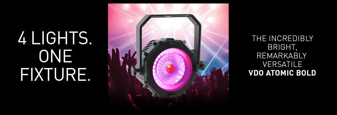 Martin by HARMAN Introduces VDO Atomic Bold Creative LED Hybrid Lighting Fixture