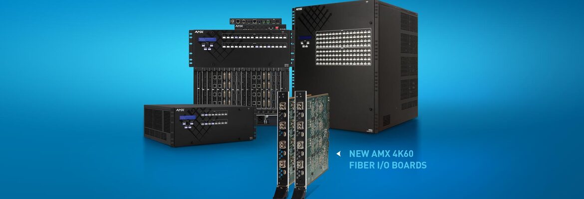 AMX by HARMAN Announces New 4K60 4:4:4 Fiber Boards and Endpoints for Enova DGX 100 Series Enclosures 