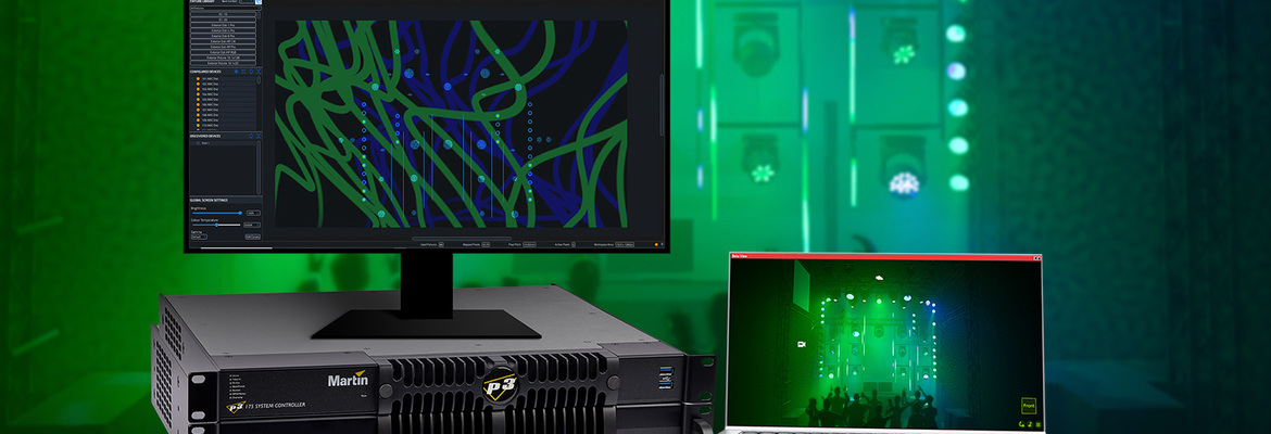 Martin Introduces P3 System Controller Software 6.2.0 With Third-Party 3D Visualizer Protocol