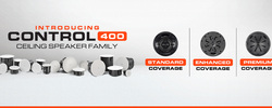 JBL Professional Introduces Control 400 Standard Coverage & Premium Coverage Series Ceiling Speakers Significantly Expanding Lineup