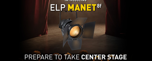 Martin Introduces ELP MANET 8f LED Stage and Studio Fresnel Fixture