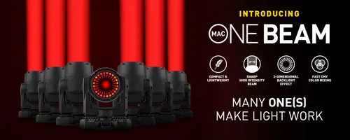 Martin Professional Introduces MAC One Beam,  Ultra-Compact Beam Moving Head