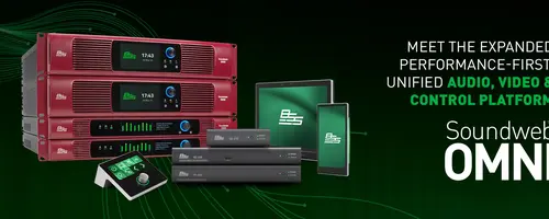 BSS Soundweb OMNI 600, 300 and 200 Series to Debut at InfoComm 2026